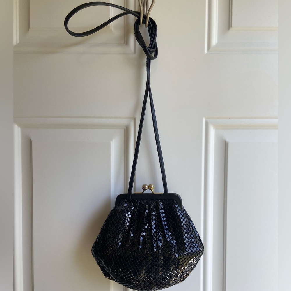 Vintage Whitting and Davis chain purse